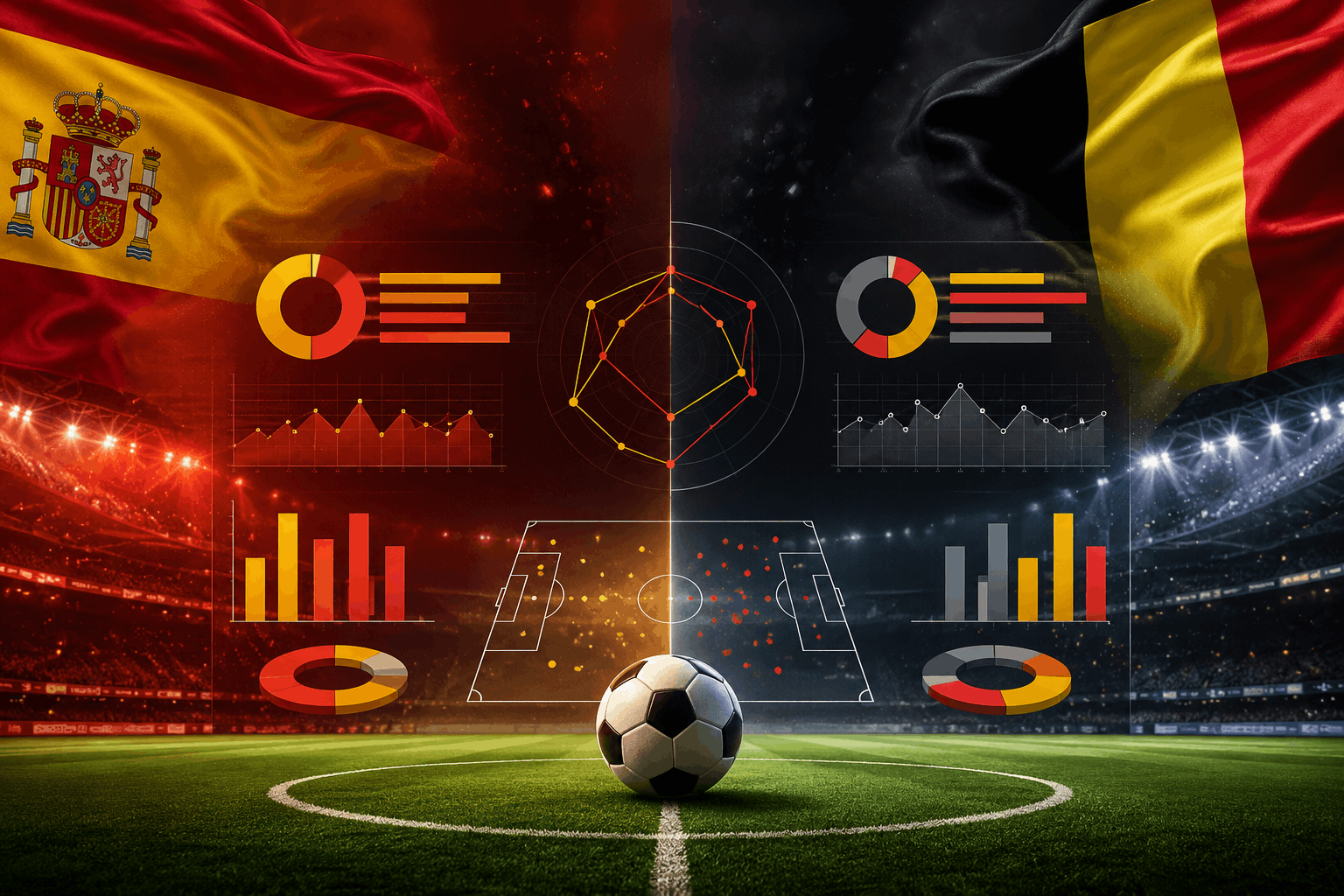 Statistik Spanyol vs Belgia