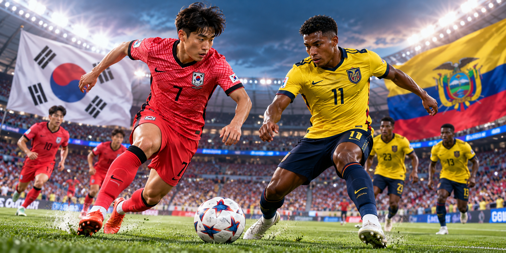 Pertandingan Korea Selatan Vs Ekuador