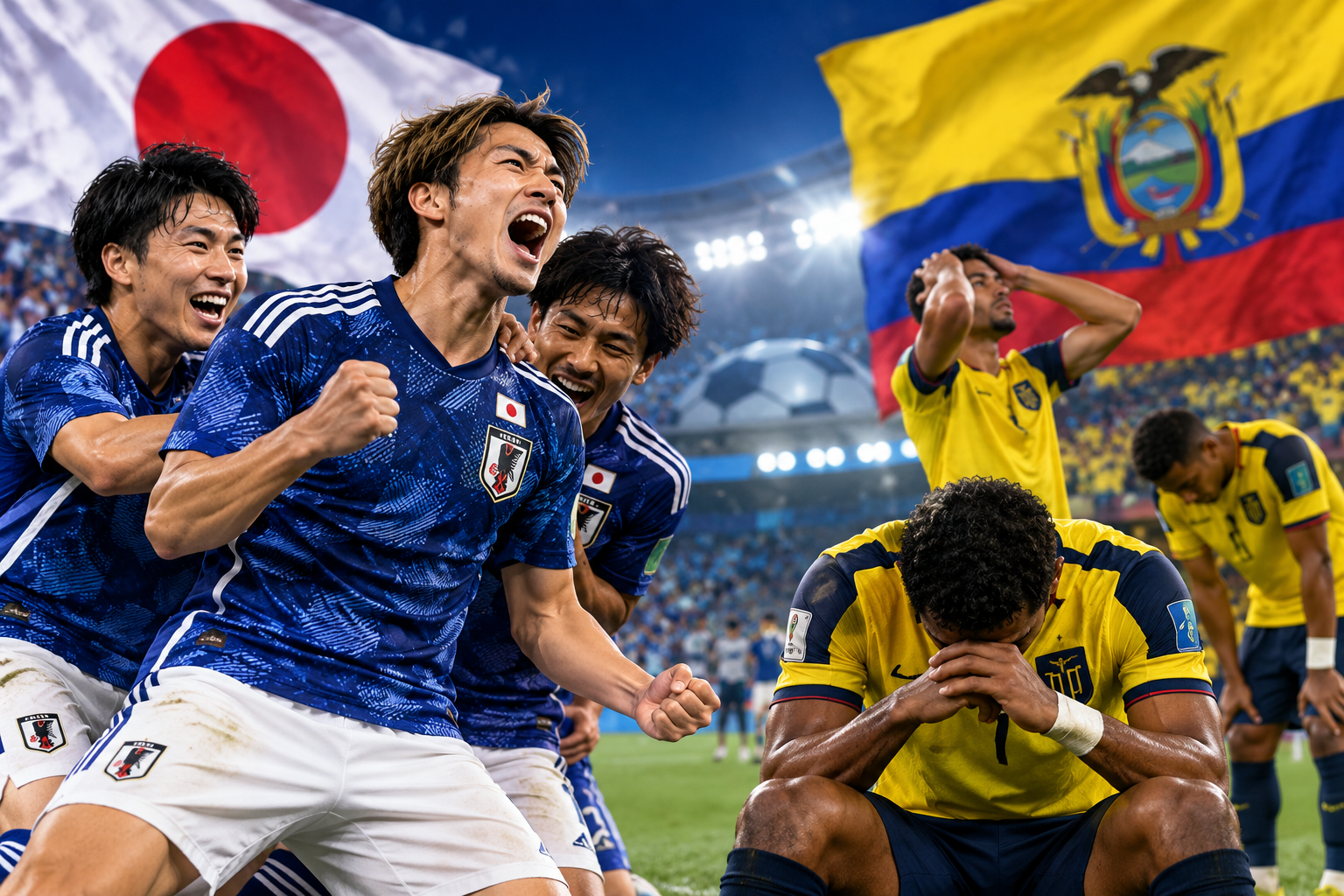 Hasil Pertandingan Jepang Vs Ekuador
