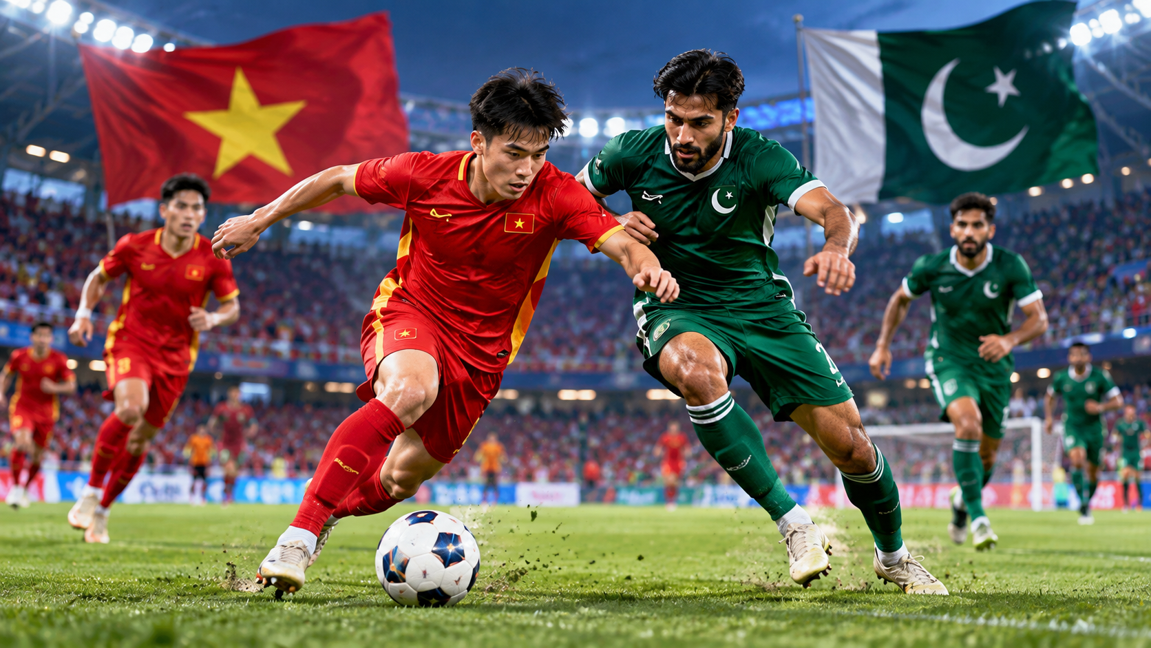 Hasil Pertandingan Vietnam Vs Pakistan